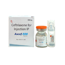  top Pharma franchise products of Axter Pharma Gujarat  - 	AXCEF 500 INJ.jpg	